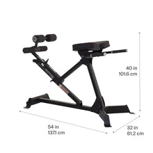 Inspire Fitness Hyper Extension/Roman Chair Black