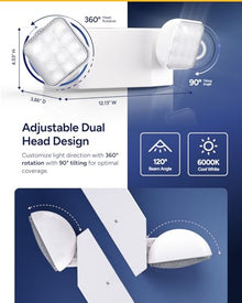 Sunco 30 Pack LED Emergency Lights for Outages, 90 Minute Backup Battery