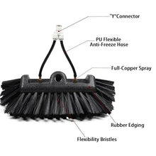Cleaning Products, Cleaning Brush for Solar Panel Window with Inline Water Filter System, Five-Sided Bristle Design, for Cleaning Solar Photovoltaic Panels,10.8m(36ft) withscraper