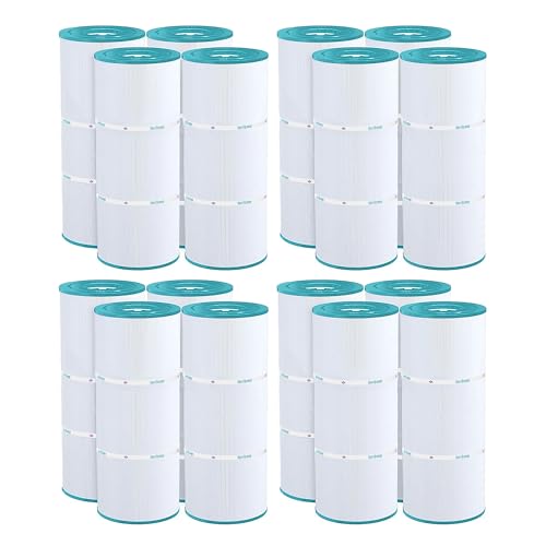 Hurricane Filters 16 Pack HF56SV-04 Advanced Pool Filter Cartridge - Replacement for PA56L, Hayward SwimClearC2030, CX481XREPAK4