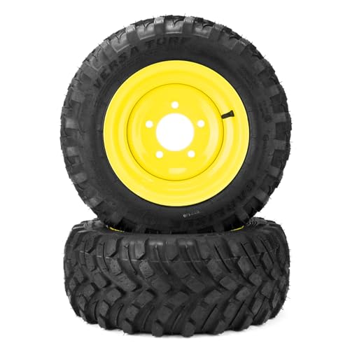 (2) Versa Turf Tire Assemblies 18x8.50-10 Fits John Deere 1023E 1026R 1025R LVA20123