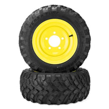 (2) Versa Turf Tire Assemblies 18x8.50-10 Fits John Deere 1023E 1026R 1025R LVA20123