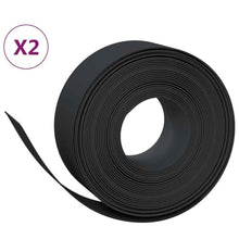 XIYYANUS Lawn/Garden Edging Borders, Garden 5PC Sizes Flower Beds(Black,20x0.2m)