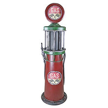 Design Toscano Service Station Visible Gas Pump Metal Sculpture Full Color