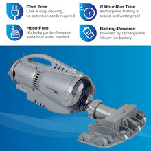 POOL BLASTER Pro 1000 Commercial Pool Vacuum for Inground Pools, Cordless Portable Heavy Duty Power, Up to 2 Hr Runtime, Sealed Rechargeable Battery, Filter Bags for Professional Clean, Rechargeable