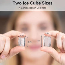 TEDILUVI Ice Makers Countertop Portable Small Machine with Self-Cleaning 9 Cubes Ready in 7 Mins