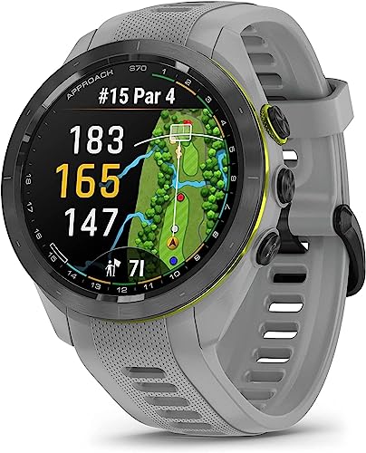 Garmin Approach S70 Golf GPS Watch Gray 42mm AMOLED Display