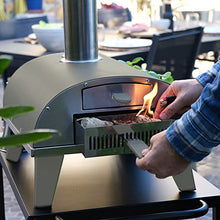 ZiiPa • Pellet Pizza Oven • Piana • Compact and Innovative • Heats in 20 Min • Fast Cooking in 60 sec • Rotary Cordierite Refractory Stone Ø31.5 CM • Available in 4 Colours (Eucalyptus)