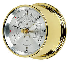 Maximum Maestro Wind Speed & Direction Monitor - Brass Case, Silver Dial