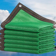 HUJZJY Green Shade Net, 90% Sun Block Mesh Tarp with Grommets, Resistant Shade Cloth UV Resistant Breathable, for Garden, Greenhouse, Patio, Pergola, Fence and Outdoor