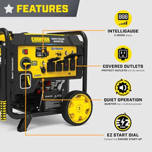 Champion 10,000-Watt Electric Start Portable Open Frame Inverter Generator