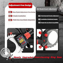 XUXIAO 8800 W Ring Saw, Concrete Wall Grooving Saw, Electric Concrete Saw, Intelligent Water Supply with Connecting Water Pump, for Granite, Concrete 410mm