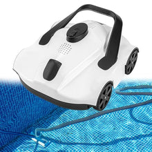 HYUIO Cordless Robotic Pool Cleaner with Suction, Self-Parking, Quick Charge, 130-Min Runtime for Above-Ground Pools