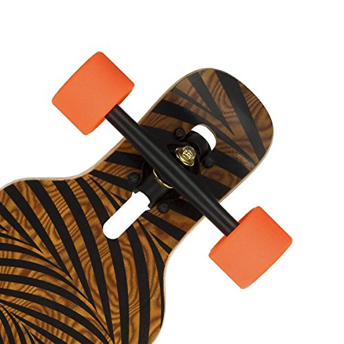 Loaded Boards Tan Tien Bamboo Longboard Skateboard Complete Flex 1 with Orangatang Stimulus Wheels