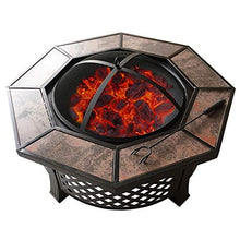 Fire Pits Outdoor Garden Wood Burning Fire Pit Bowl Barbecue Table, Terrace Patio Lawn Backyard Outdoor Heater Wood Burning Brazier