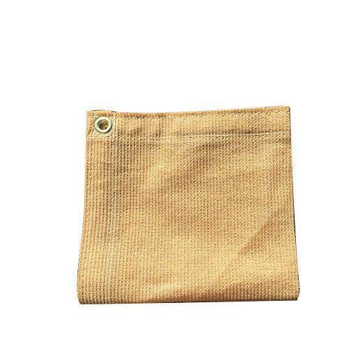 XTARPS - 20 ft. x 50 ft. - 7 OZ Premium 90% Shade Cloth, Shade Sail, Sun Shade (Tan Color)