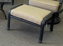 Patioland Elizabeth Outdoor Patio 5pc Adjustable Club Chairs Cast Aluminum - Antique Bronze (Olefin Walnut Cushion)