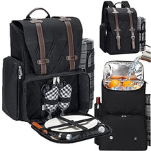 WJJDLLNP 2-person Picnic Bag Outdoor Large Fresh-keeping Thermal Insulation Freezer Waterproof Large-capacity Backpack