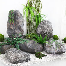 YXLLGS Artificial Landscape Rocks, Decorative Fake Rocks, Stones for Garden Landscaping, Lightweight, for Home, Outside, Courtyard, Office(80 * 30 * 55cm/31.5 * 11.8 * 21.6in-A)