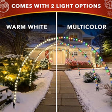 Stephan Roberts 3 Pack Light Arch, for Holiday Christmas Wedding, Outdoor Decoration, Simple & Easy Assembly, Customizable & Reusable, Doorway Pathway Yard Backdrop Decor (Light Arch, 2)