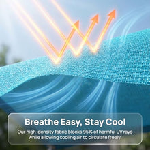 FENGZEQUAN Retractable Sun Shade Sail - Outdoor Wave Canopy，Breathable Wave Awning，Retractable U-Shaped Wave Canopy Awning，for Patio, Garden, Backyard Deck and Trellis(W3.2*L20m/W10.50*L65.62ft)