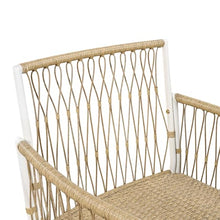 Oevsld 7 Piece Patio Dining Set with 67 Inch Table, Natural