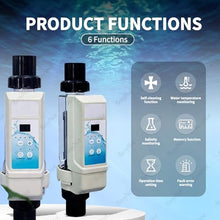 BeoyNot Pool Saltwater Salt Chlorine Generators, with Titanium Cell, Digital Display & Self-Cleaning Function, Chlorine Production: 8/12 / 16/20 g/H, for Swimming Pool, Spa Pool 12g/H≤50m³