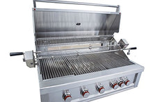 SUNSTONE RUBY5B-IR-NG 5 Burner Pro-Sear with IR Natural Gas, 42"