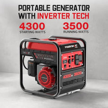 PowerSmart 4300 Watt Portable Generator with Inverter Technology