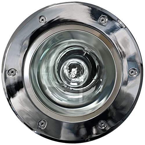 Dabmar Lighting DW1235 SS Well Light No Grill, 35W Hps 120V, Stainless Steel Finish