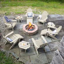 Highwood AD-KITCLAS7-WAE The Adirondack Collection 12 pc Westport Outdoor Fireside Set, Whitewash