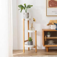TBNLASS Plant Stand Floor Type Display Rack Flower Pot Holder Shelf Planter display Organizer Garden Balcony