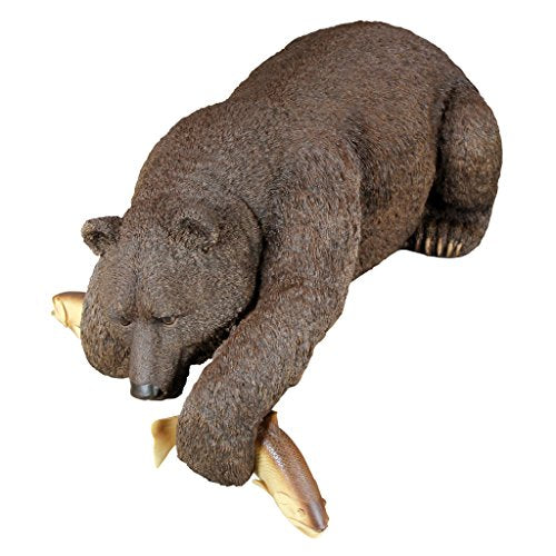 Design Toscano Catch of the Day Grand Bear Sculpture