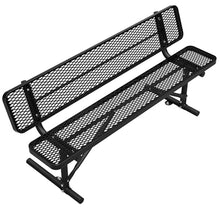 ZAVEROX Black 96x96in Metal Picnic Table 882LBS Galvanized Steel