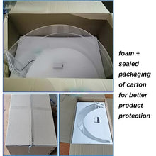 GAGALU Acrylic Curved Water Curtain, Outdoor Swimming Pool Equipment in Summer, Luminous SPA Impact Slap Spa Bath,70CM