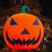 26FT Giant Inflatable Pumpkin with LEDs for Halloween Party Event Decorations