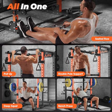 FEIERDUN Multi-Function Squat Rack Power Cage FLA01 Black