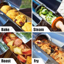 Solar Oven | Fastest Portable Camping Stove| Compact Camping Cookware and Survival Gear | Outdoor Oven & Solar Powered Camping Grill | for Hiking & Camping 4.5L