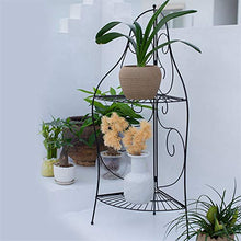 SIDUFHAOPKLL Free Installed Triangle Multifunctional Plant Stand Folding Flower Pot Holder Storage Rack Shelf(D)