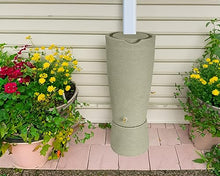 Impressions Stone 50 Gallon Rain Saver - 2 pc with Stand - Sandstone