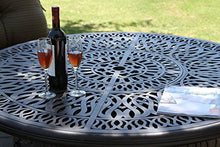 Patio Land Elizabeth Outdoor Patio 5pc Set Bar Table 42" Dark Bronze
