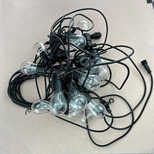 AMNOUR DC12V 50mm Addressable Full Color LED Pixel String Light Bulb; Transparent Cover; 30pcs String Lights (15m Length); IP67 Protection (Color : RGB-6500K)