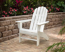 POLYWOOD® Vineyard Curveback Adirondack Chair in Teak