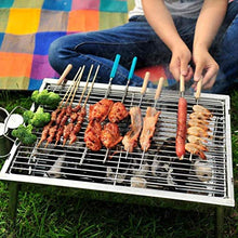 Barbecue Grill Barbecue Charcoal Grill Stainless Steel Portable BBQ Tool Kits for Outdoor Cooking Camping Hiking Picnic Patio Smokers