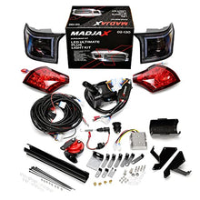 MADJAX ALPHA Golf Cart Body Kit with Ultimate Plus Light Kit Street Style Black