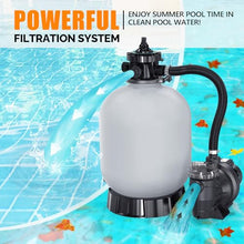 (24H Timer) VINGLI 19in Sand Pool Filter Tank With A 1HP Pump 115V Above Ground Pool Pump with Filter Basket,3962 GPH