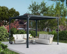 Palram Canopia Milano 10x10 Gazebo Gray/Bronze