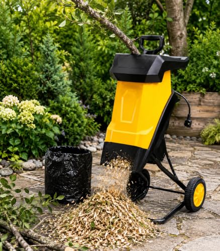 Kindevieft Electric Wood Chipper Shredder 60m
