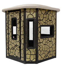 MUDDY Bull XL Box Blind Steel Wall Construction Cracked Mud Camo Multi