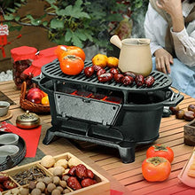 Cast Iron Grill, Carbon Grill, Household Stove, Tea Boiling Grill, Outdoor Grill, Square Grill